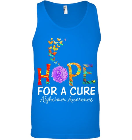 Image of Alzheimer s awareness shirt Hope for a Cure classic Gift T Shirt