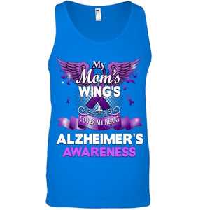 Alzheimer s Awareness Products Mom s Wings Cover My Heart T Shirt