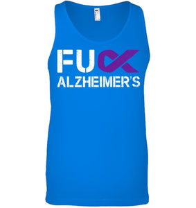 Fuck FU Alzheimer s Awareness Month Purple Ribbon Fighter T Shirt