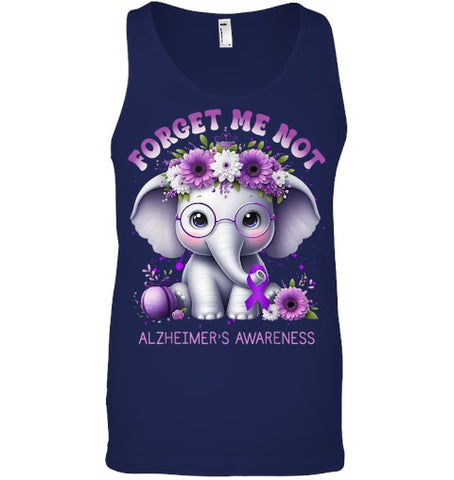 Image of Forget Me Not Alzheimer's Awareness Purple Elephant Flowers