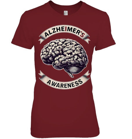 Image of Alzheimer s Awareness Month Purple Alzheimers Awareness T Shirt