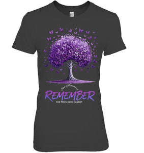 Alzheimer Awareness Warrior Remember For Those Who Cannot T Shirt