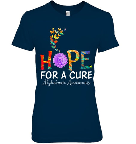 Image of Alzheimer's awareness shirt Hope for a Cure