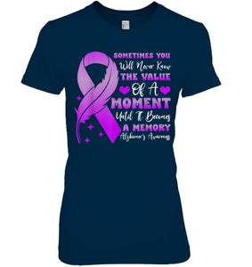 I Wear Purple Alzheimer's Awareness Dementia Disease