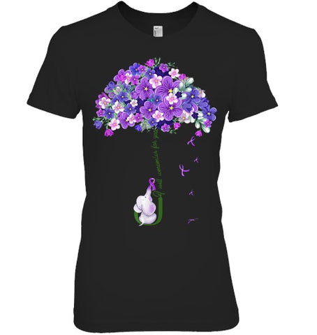 Image of Alzheimer Awareness Cute Elephant I Will Remember For You T Shirt