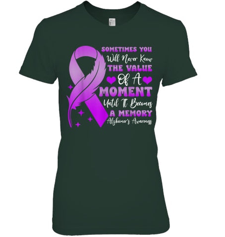 Image of I Wear Purple Alzheimer's Awareness Dementia Disease