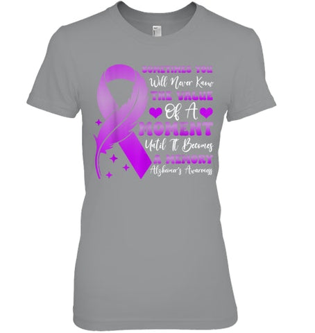 Image of I Wear Purple Alzheimer's Awareness Dementia Disease