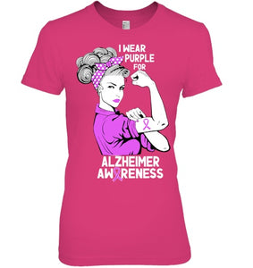 I Wear Purple For Dementia Alzheimers Awareness June