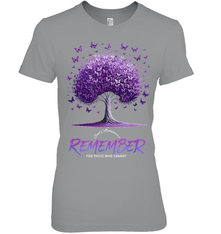 Image of Alzheimer Awareness Warrior Remember For Those Who Cannot T Shirt