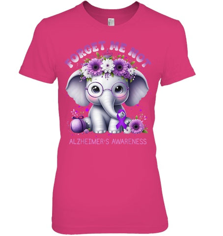 Image of Forget Me Not Alzheimer's Awareness Purple Elephant Flowers