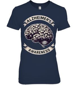 Alzheimer s Awareness Month Purple Alzheimers Awareness T Shirt