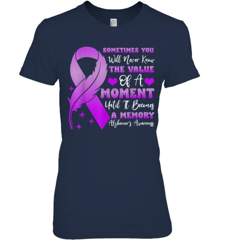 Image of I Wear Purple Alzheimer's Awareness Dementia Disease