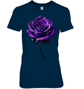 alzheimer s awareness purple rose T Shirt