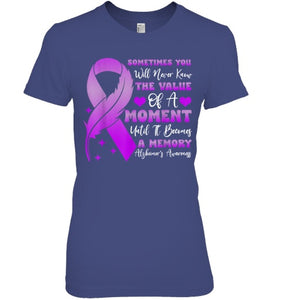 I Wear Purple Alzheimer's Awareness Dementia Disease