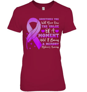 I Wear Purple Alzheimer's Awareness Dementia Disease