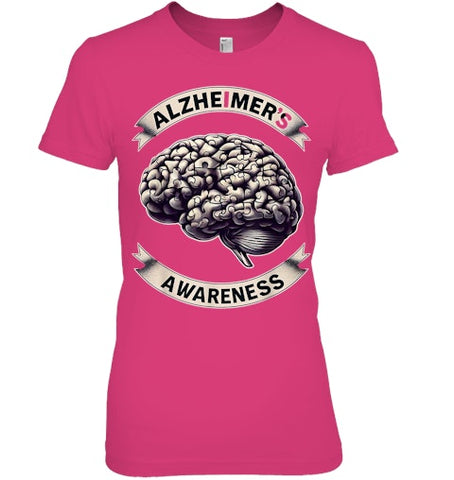 Image of Alzheimer s Awareness Month Purple Alzheimers Awareness T Shirt