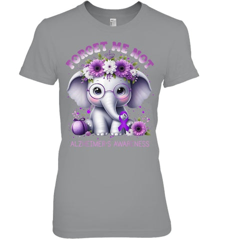 Image of Forget Me Not Alzheimer's Awareness Purple Elephant Flowers