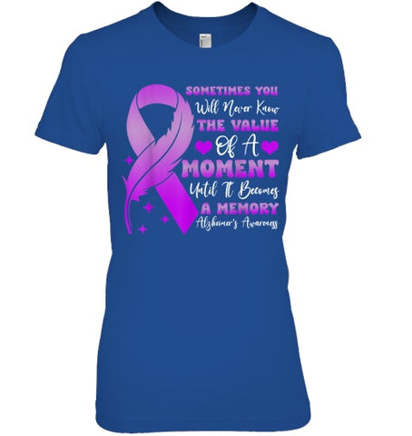 Image of I Wear Purple Alzheimer's Awareness Dementia Disease