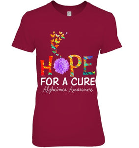 Alzheimer s awareness shirt Hope for a Cure classic Gift T Shirt