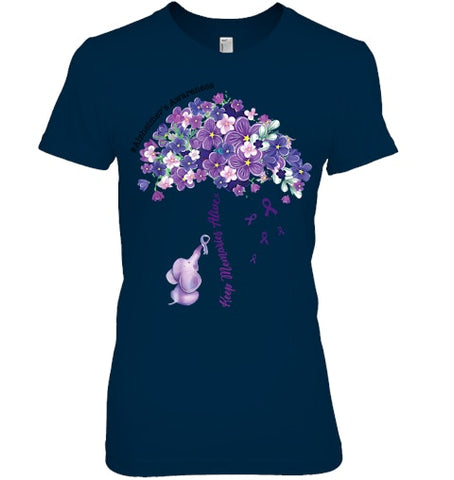 Image of Keep Memories Alive Purple Elephant Alzheimer's Awareness