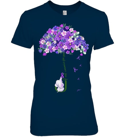 Image of Alzheimer Awareness Cute Elephant I Will Remember For You T Shirt