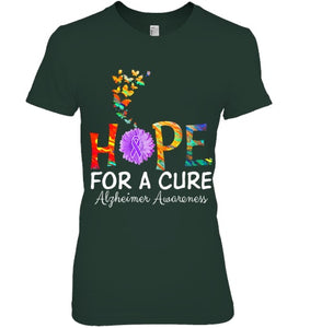 Alzheimer s awareness shirt Hope for a Cure classic Gift T Shirt