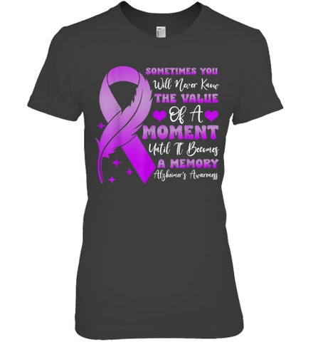 Image of I Wear Purple Alzheimer's Awareness Dementia Disease