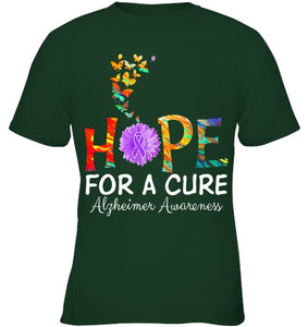 Alzheimer s awareness shirt Hope for a Cure classic Gift T Shirt