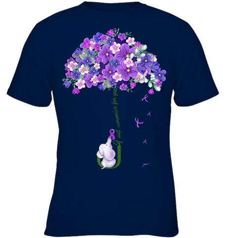 Image of Alzheimer Awareness Cute Elephant I Will Remember For You T Shirt