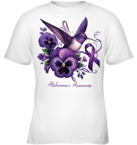 Image of Alzheimer   Flower and Bird ribbon