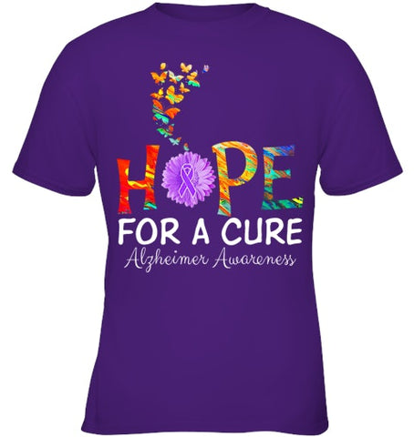 Image of Alzheimer's awareness shirt Hope for a Cure