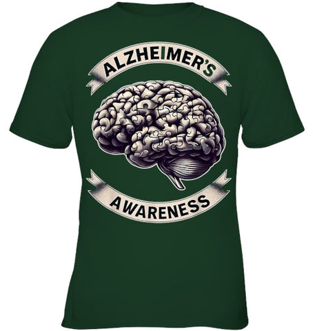 Image of Alzheimer s Awareness Month Purple Alzheimers Awareness T Shirt