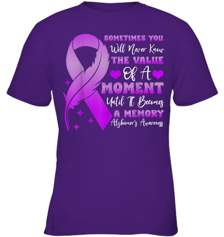 Image of I Wear Purple Alzheimer's Awareness Dementia Disease