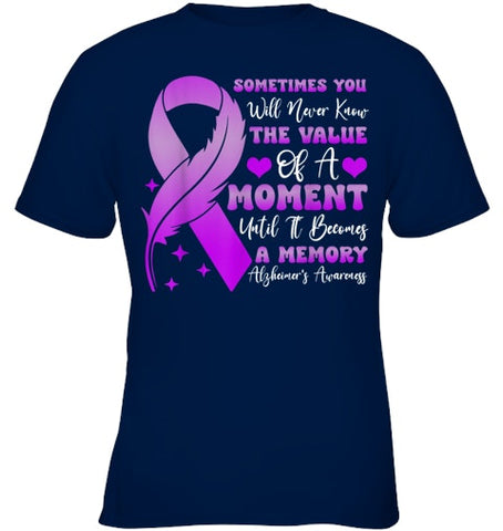 Image of I Wear Purple Alzheimer's Awareness Dementia Disease