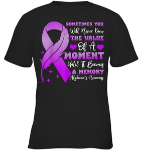 I Wear Purple Alzheimer's Awareness Dementia Disease