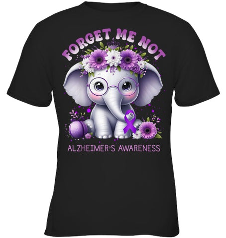 Image of Forget Me Not Alzheimer's Awareness Purple Elephant Flowers