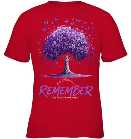 Image of Alzheimer Awareness Warrior Remember For Those Who Cannot T Shirt