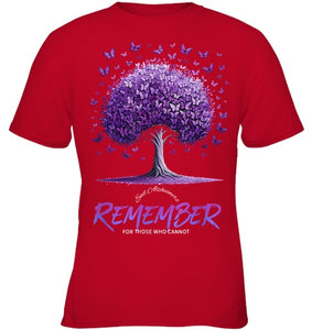 Alzheimer Awareness Warrior Remember For Those Who Cannot T Shirt