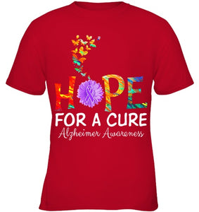 Alzheimer s awareness shirt Hope for a Cure classic Gift T Shirt