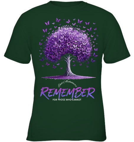 Image of Alzheimer Awareness Warrior Remember For Those Who Cannot T Shirt