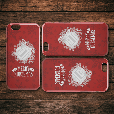 Image of Merry Nursemas - Personalized iPhone Case