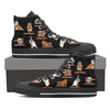 Bulldog Yoga - Women's High Top Canvas Shoes