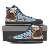 Pug - Women's High Top Canvas Shoes