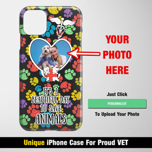 Save Animals - Personalized iPhone Case