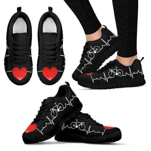 Image of Bicycle Heartbeat Sneakers -  Sneakers - EZ9 STORE