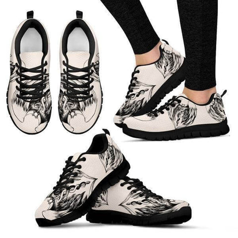 Image of Caduceus Drawing Sneakers - Sneakers - EZ9 STORE