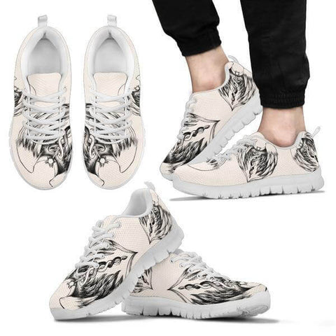 Image of Caduceus Drawing Sneakers - Sneakers - EZ9 STORE