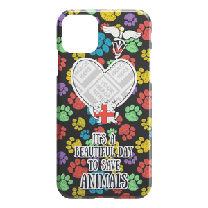 Save Animals - Personalized iPhone Case