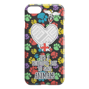 Save Animals - Personalized iPhone Case