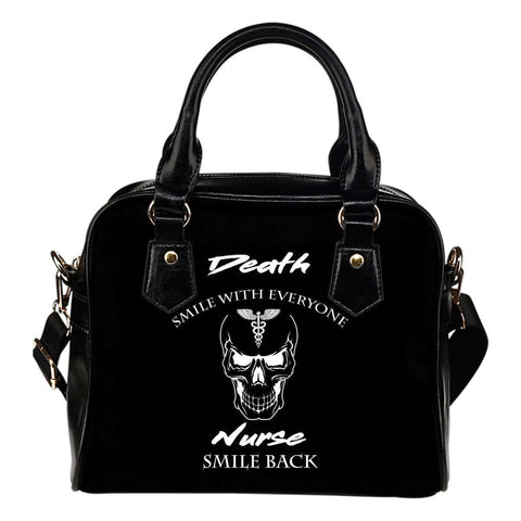 Image of Death Smiles At Everyone, Nurses Smile Back Shoulder Bag -  Shoulder Bag - EZ9 STORE